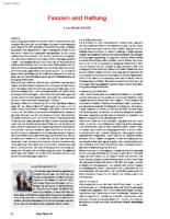 Faszien und Haltung _ Fitness Tribune, Ausgabe November_Dezember 2016