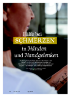Hilfe bei Schmerzen in Händen und Handgelenken – Yoga Aktuell Juni_Juli 2020
