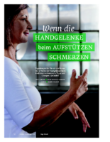 Wenn die Handgelenke beim Aufstützen schmerzen – Yoga Aktuell Oktober_November 2020