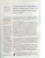 Yoga Journal, Ausgabe 02 März_April 2011 – Pranayama im Yoga-Sutra