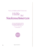 Yoga Aktuell 133_Yogatherapie 3_Nacken 1